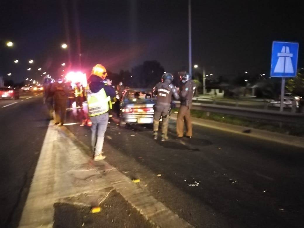 Atropello múltiple durante manifestación en San Bernardo deja dos personas lesionadas