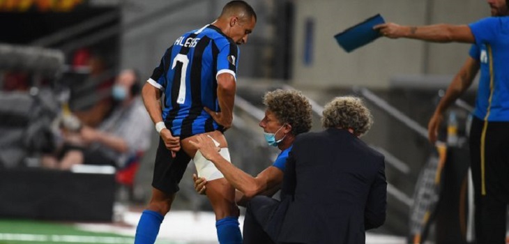 Medios italianos entregan primer diagnóstico de la lesión de Alexis Sánchez