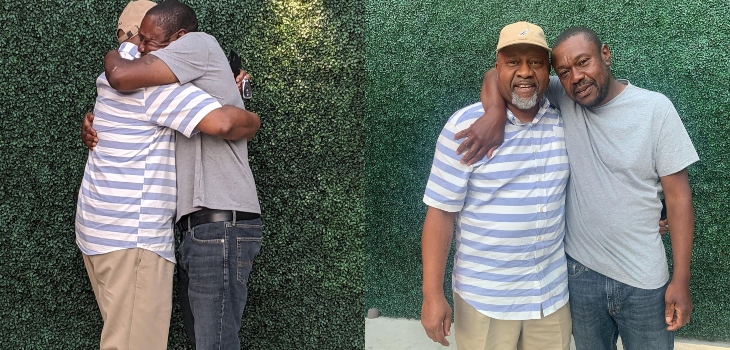 La historia de pareja reunió a hombre en situación de calle con su familia después de 20 años