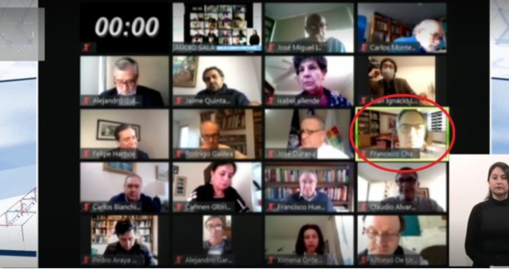 Efecto lo delató: senador Chahuán simuló una oficina en medio de votación por Zoom pero iba en auto
