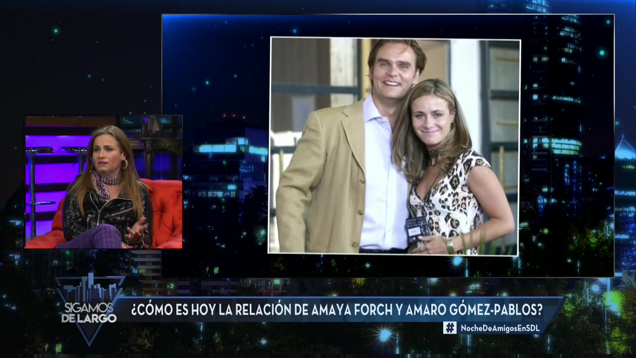 Amaya Forch sobre su relación con Amaro Gómez-Pablos: 