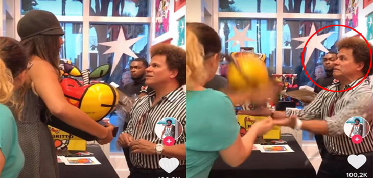 Mujer destroza obra de artista brasileño por indignante razón: 