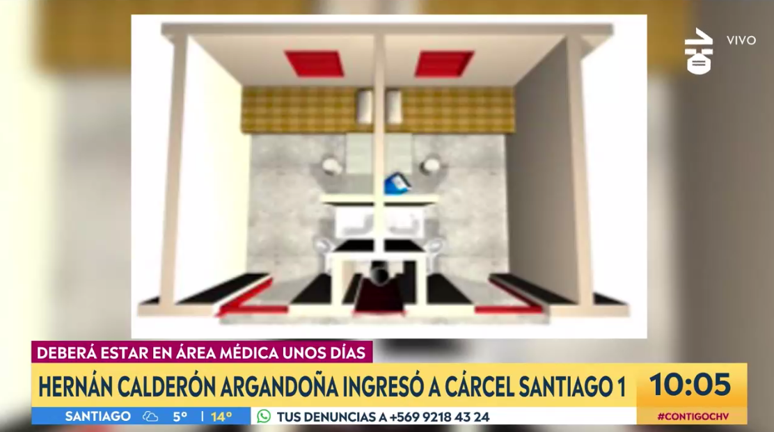Así es el box donde pasará 14 días Nano Calderón en Área de Salud Ambulatoria de Santiago 1