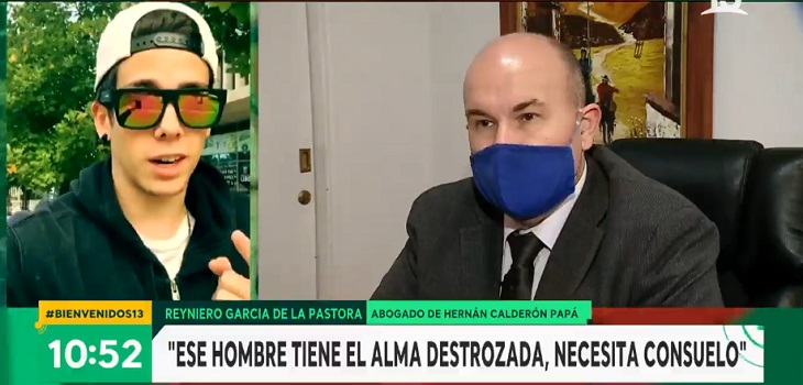 Abogado de Hernán Calderón: 