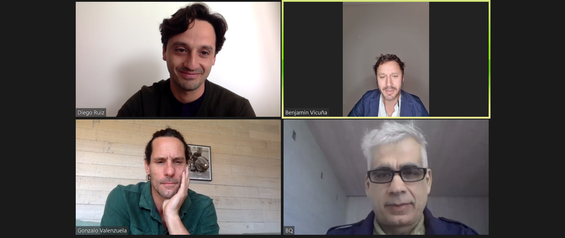 Benjamín Vicuña y Gonzalo Valenzuela anuncian primer Festival Internacional de teatro online