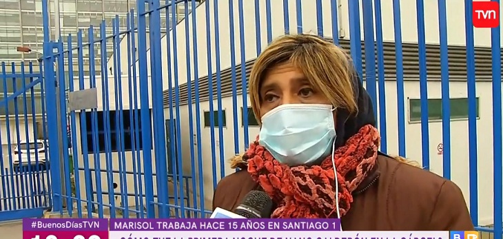 El sincero consejo de mujer que trabaja como comerciante hace 15 años en Santiago 1 a Nano Calderón