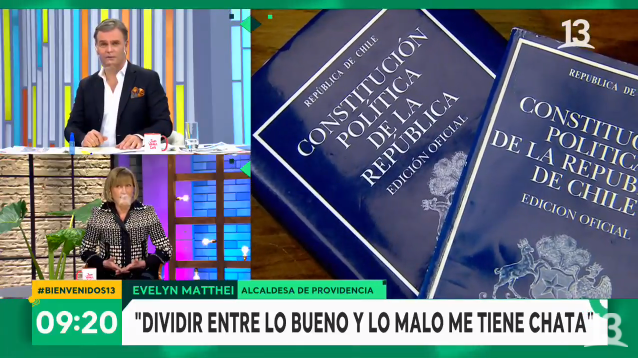 Evelyn Matthei en Bienvenidos