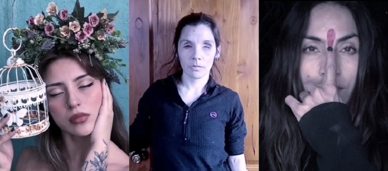 Con Nabila Rifo y Fernanda Maciel: exbailarín de 