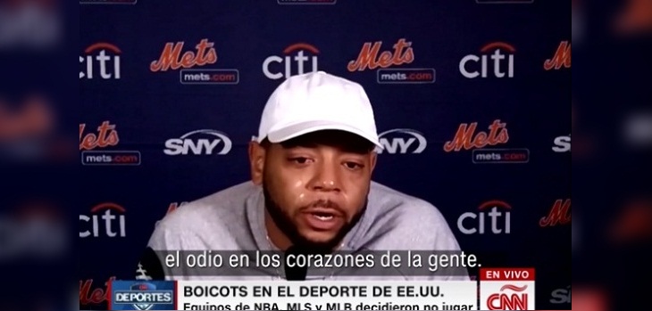 Figura del béisbol no aguantó el llanto al hablar de racismo: 