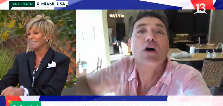 El divertido comentario de Raquel Argandoña en contacto con Giovanni Casale: 