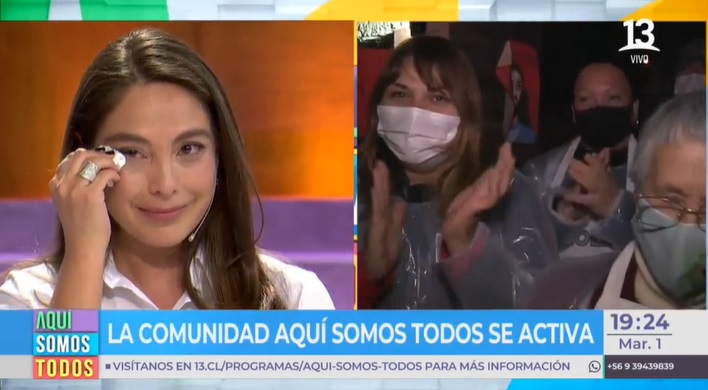 La emoción de Ángeles Arayas al celebrar 100 capítulos de 'Aquí Somo Todos': 