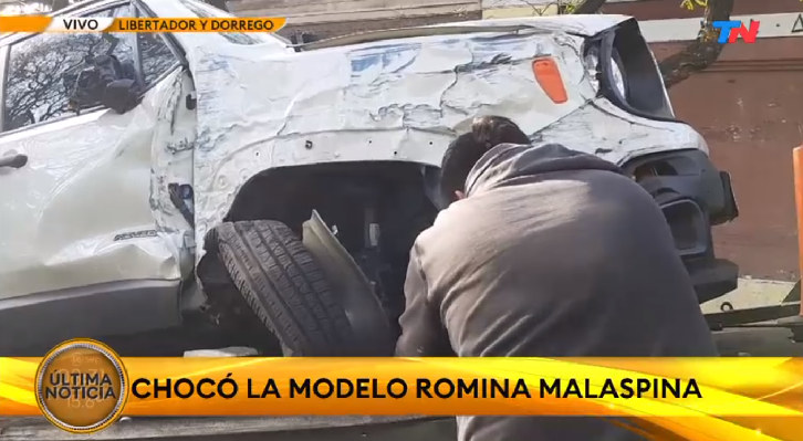 Malaspina sufre accidente