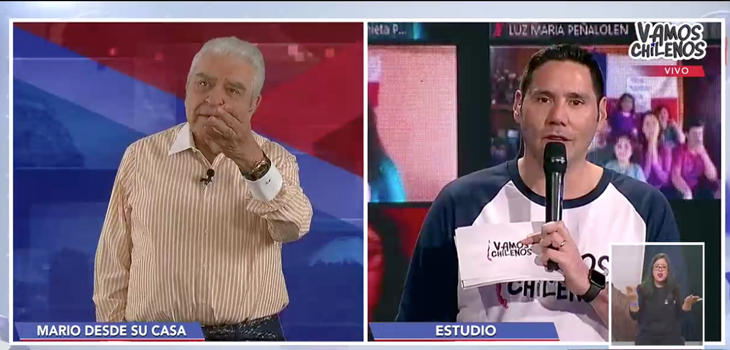 'Vamos chilenos' sorprendió a Pancho Saavedra: recibió tierno mensaje de su abuela