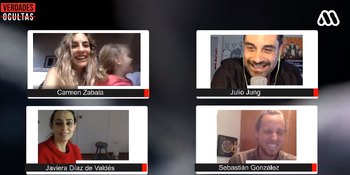 Hija de Carmen Zabala irrumpió brevemente en transmisión en vivo sobre 