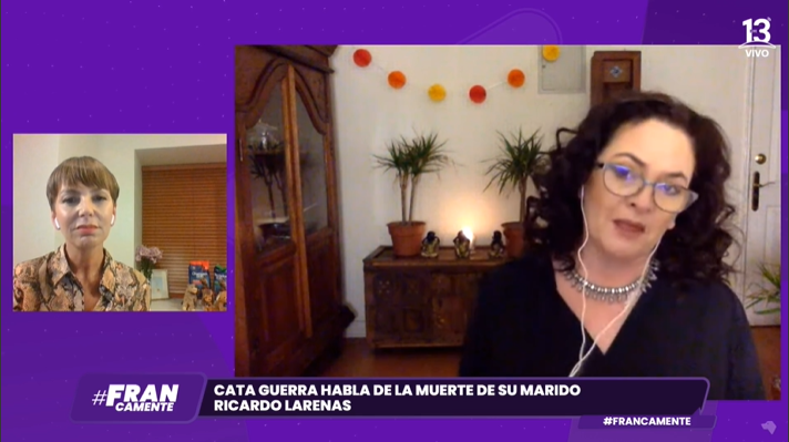 Catalina Guerra y la muerte de su marido, Ricardo Larenas: 