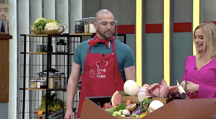 Pamela Díaz en Oye al chef