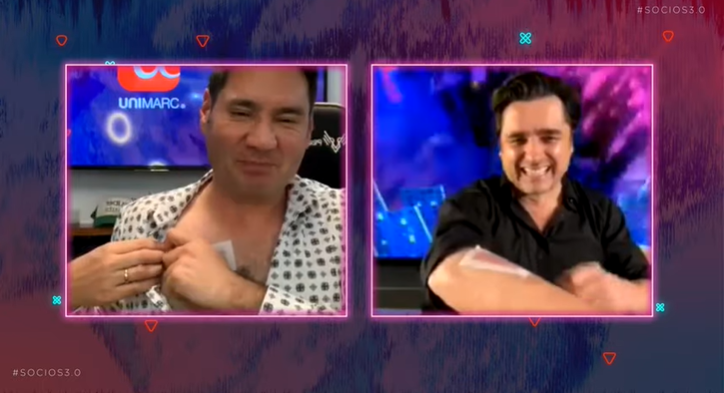 Pancho Saavedra y Jorge Zabaleta