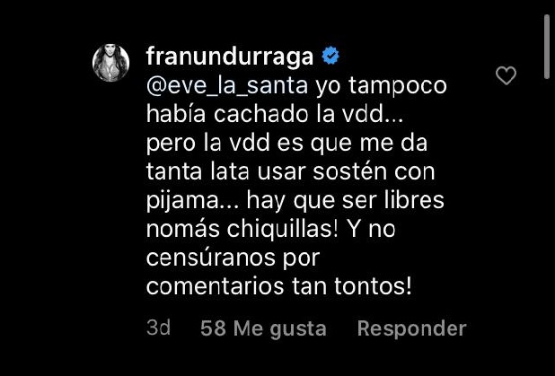 Fran Undurraga | Instagram