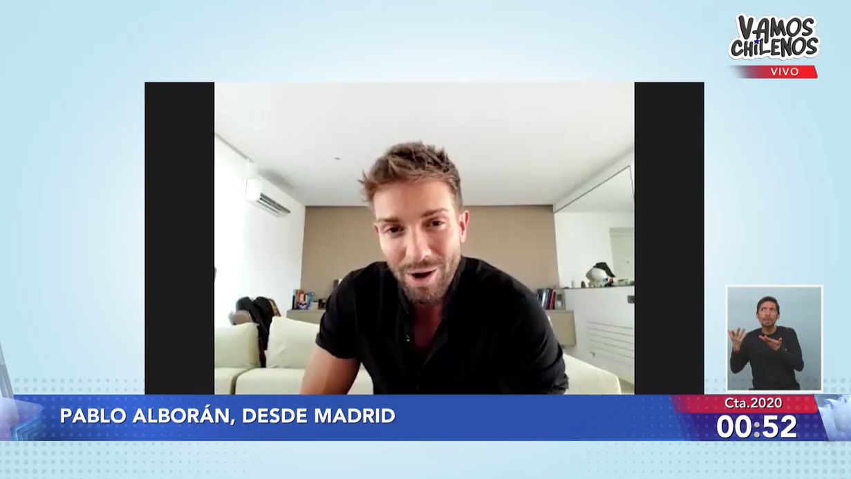 Pablo Alborán y su sincero contacto con 'Vamos Chilenos': 