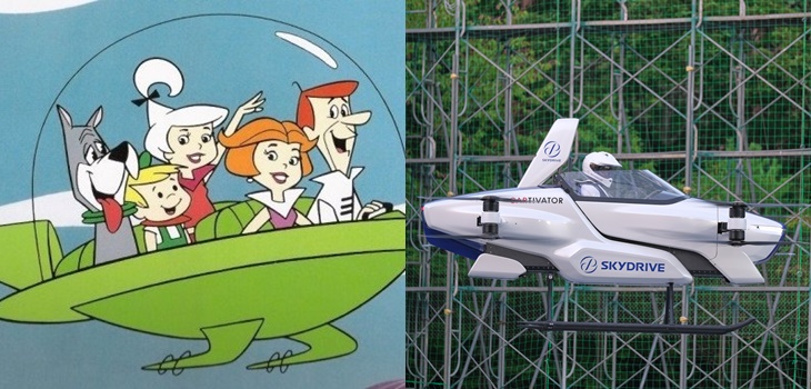 ¿Como en Los Supersónicos? Compañía japonesa asegura que está muy cerca de fabricar autos voladores
