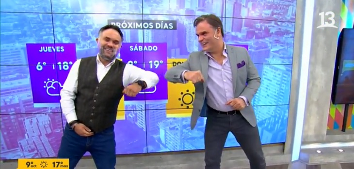 Así celebraron Amaro Gómez-Pablos y Gianfranco Marcone sus seis meses en 'Bienvenidos'