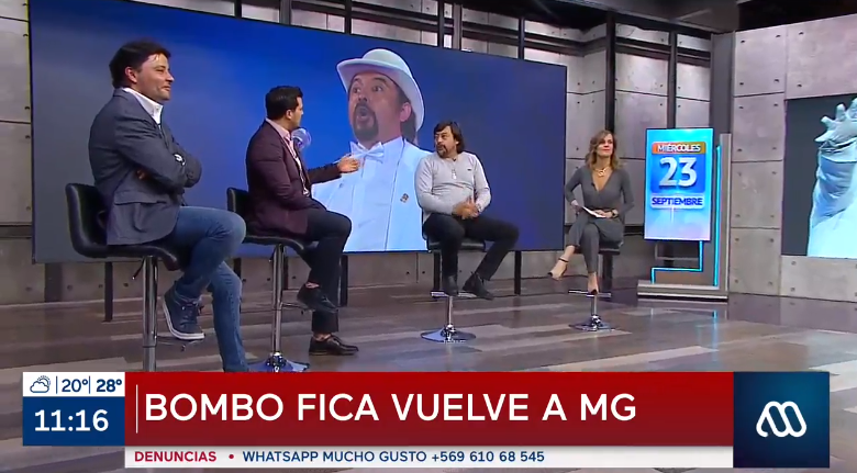 Bombo Fica reapareció en Mucho Gusto tras prometer que nunca iría al programa