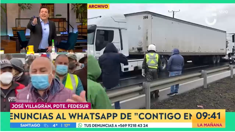 Tenso cruce entre JC Rodríguez y José Villagrán terminó con dirigente abandonando entrevista en vivo