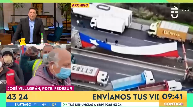 Tenso cruce entre JC Rodríguez y José Villagrán terminó con dirigente abandonando entrevista en vivo