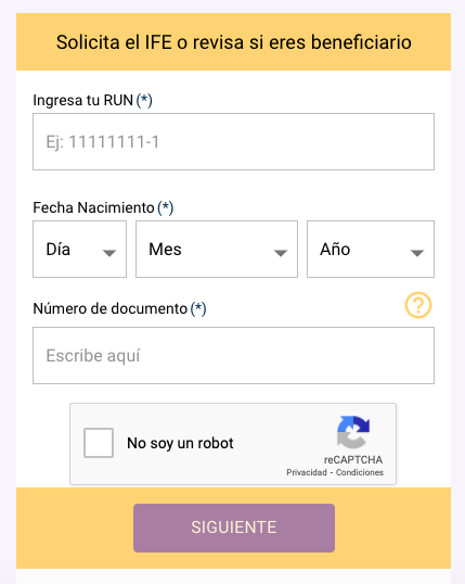 Gobierno transfiere nuevo pago del Ingreso Familiar de Emergencia