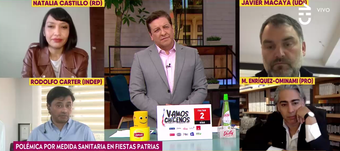 Alcalde Carter lanzó ácida crítica a Lavín por recreación en Bienvenidos: 