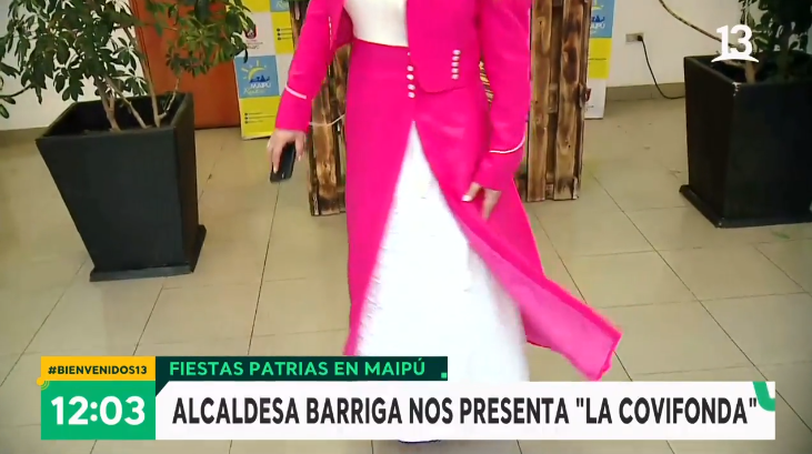 Traje de huasa de Cathy Barriga