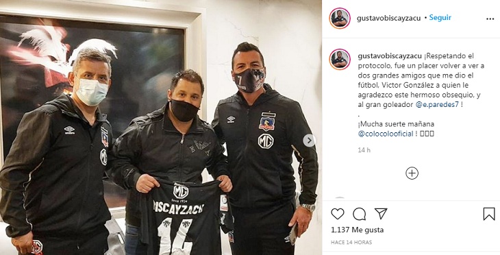 Gustavo Biscayzacú y esteban paredes