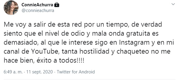 Connie Achurra | Twitter