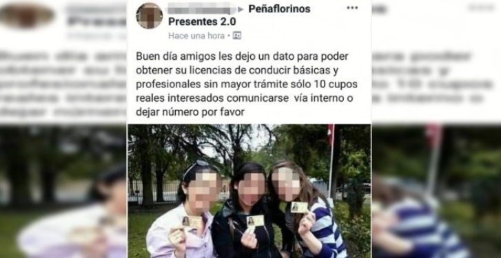 Cuento del tío: alertan por estafas con licencias de conducir que se ofrecen en redes sociales