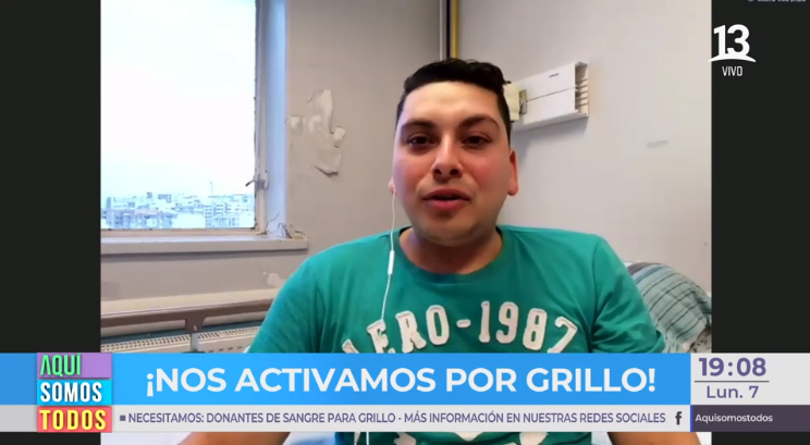 Grillo Aránguiz en Aquí somos todos