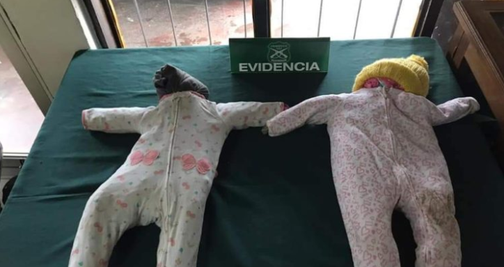 Con guaguas de trapo: el insólito método que tenían cuatro personas para pedir dinero en Curanilahue