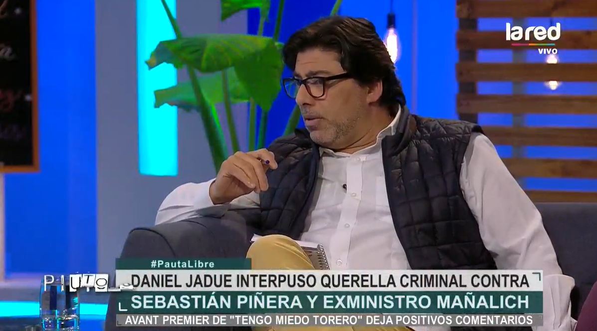 Daniel Jadue por querella criminal contra Piñera y Mañalich