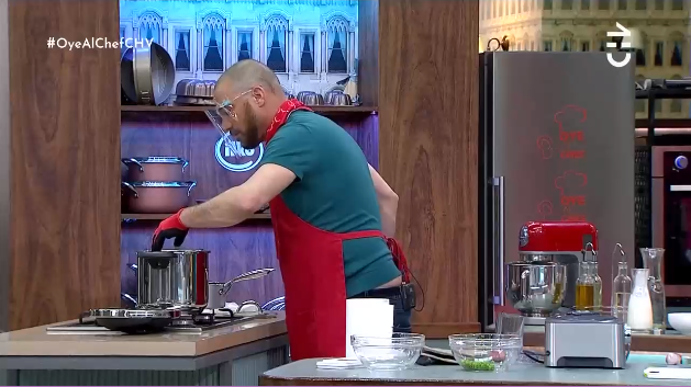 Julián Elfenbein sufrió accidente en Oye al chef