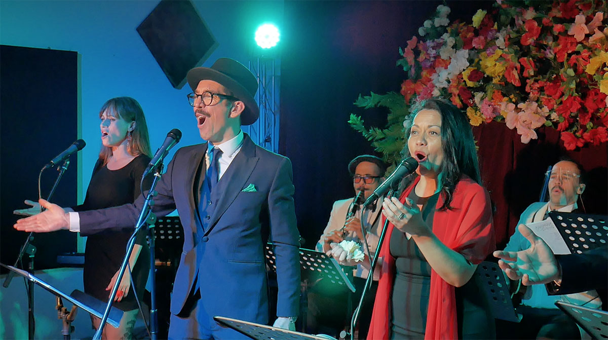 La pérgola en concierto