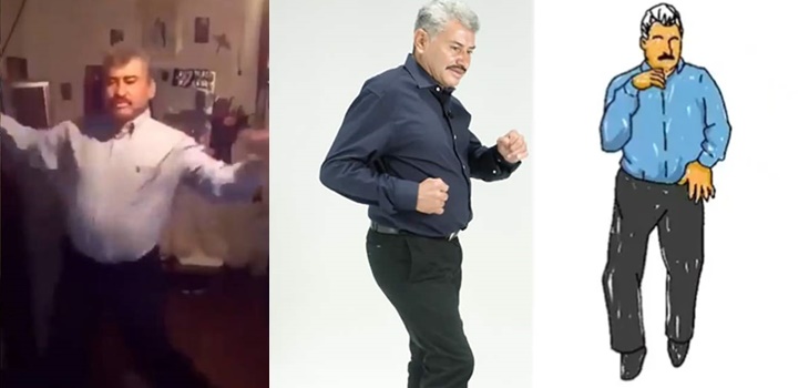 La increíble historia de hombre de 50 años que se convirtió en fenómeno viral por sus pasos de baile