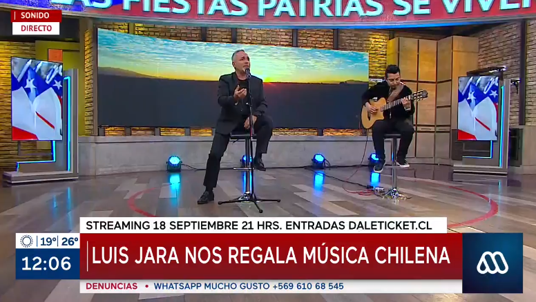 Luis Jara reapareció en 'Mucho Gusto' tras meses sin salir en pantalla