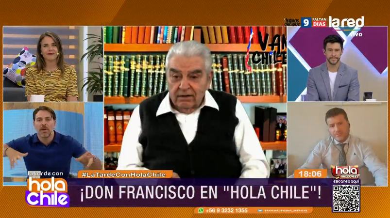 Don Francisco 'encaró' a Neme por su crítica a la TV: "Dijiste que de mí en adelante era una mierda"