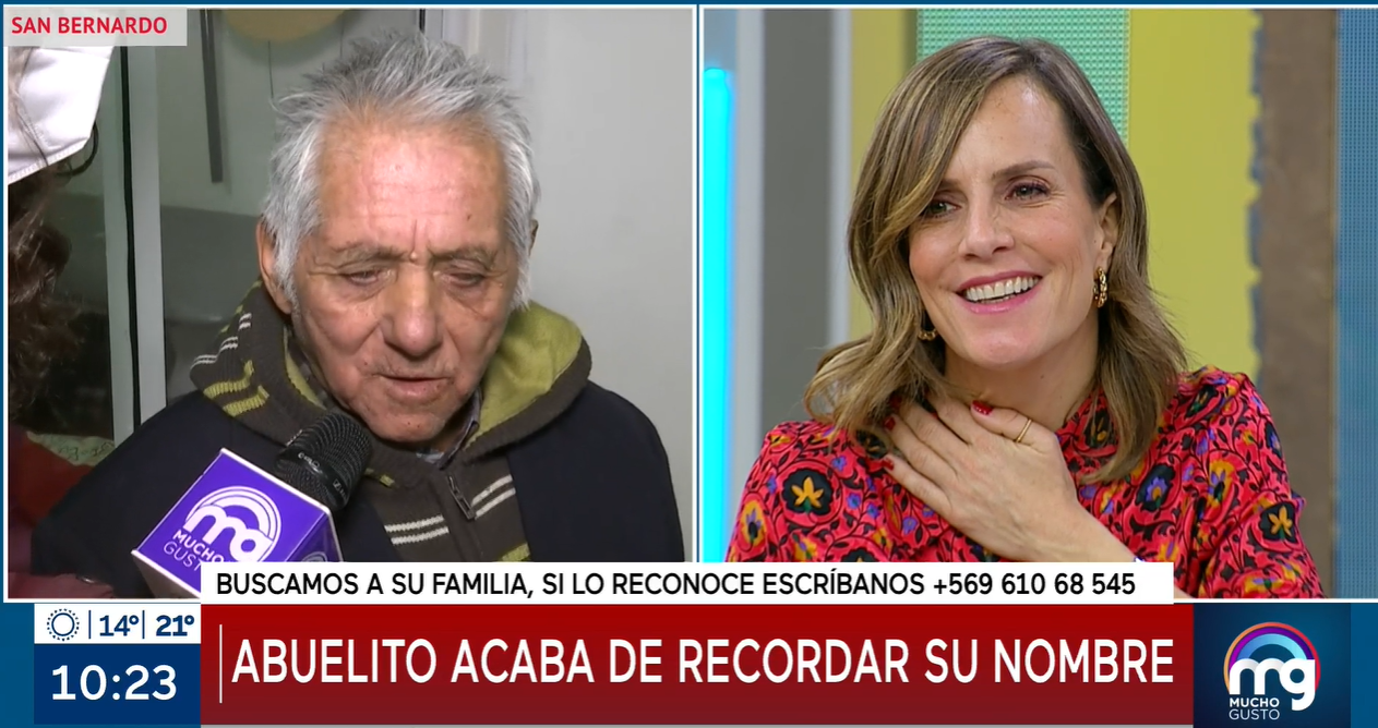 Adulto mayor perdido y con problemas de memoria fue ayudado en vivo por 'vidente' en Mucho Gusto