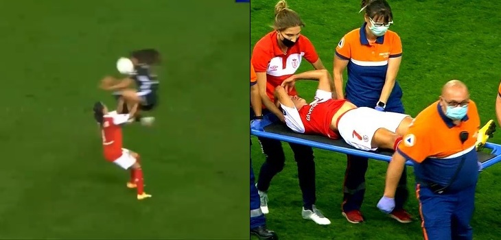 Brutal patada sacude al fútbol femenino: jugadora recibió rodillazo en la cabeza y fue hospitalizada