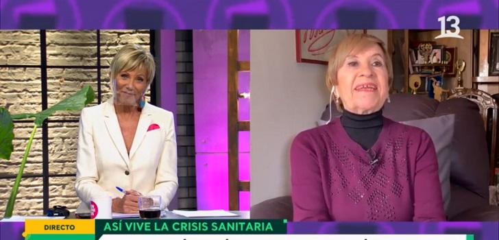 El escueto pero cálido apoyo de Paty Cofré a Raquel Argandoña en contacto de 'Bienvenidos'