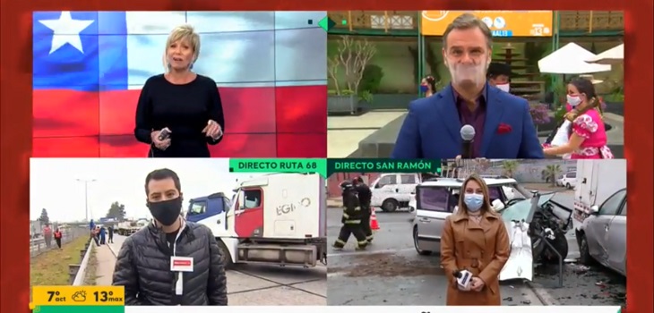 Raquel Argandoña reemplaza a Tonka Tomicic en Bienvenidos en su segundo día de regreso en el matinal