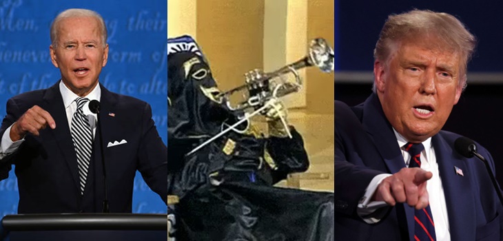 La curiosa alusión al 'Chacal de la trompeta' de congresista norteamericana en debate Trump-Biden