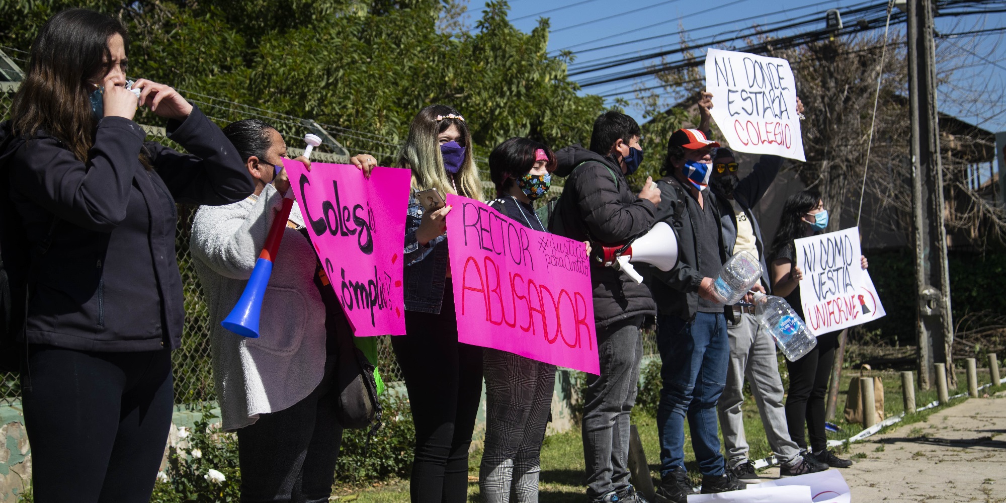 Manifestación por abuso sexual contra menor de edad en Viña del Mar: director de colegio sería autor
