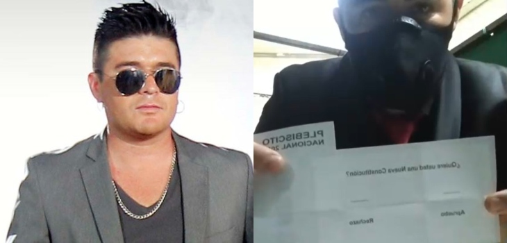 Junior Playboy se refirió a video donde mostró su voto en plebiscito: 
