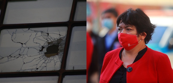 Investigan impacto de bala en oficina de alcaldesa de La Pintana, Claudia Pizarro